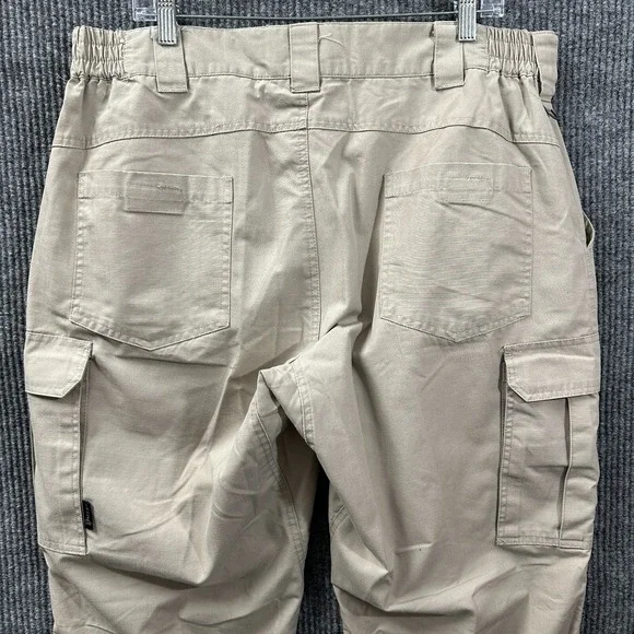 Galls Mens Cargo Pants Size 38x32 Beige Cotton Blend Utility Outdoor Mid Rise - Picture 9 of 12